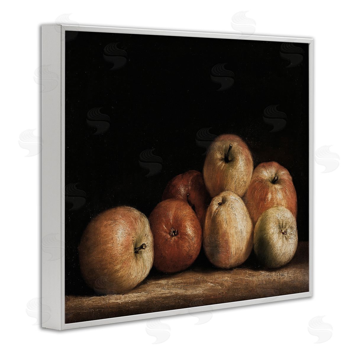 Lettered and Lined Classic Apple Vintage Still Life