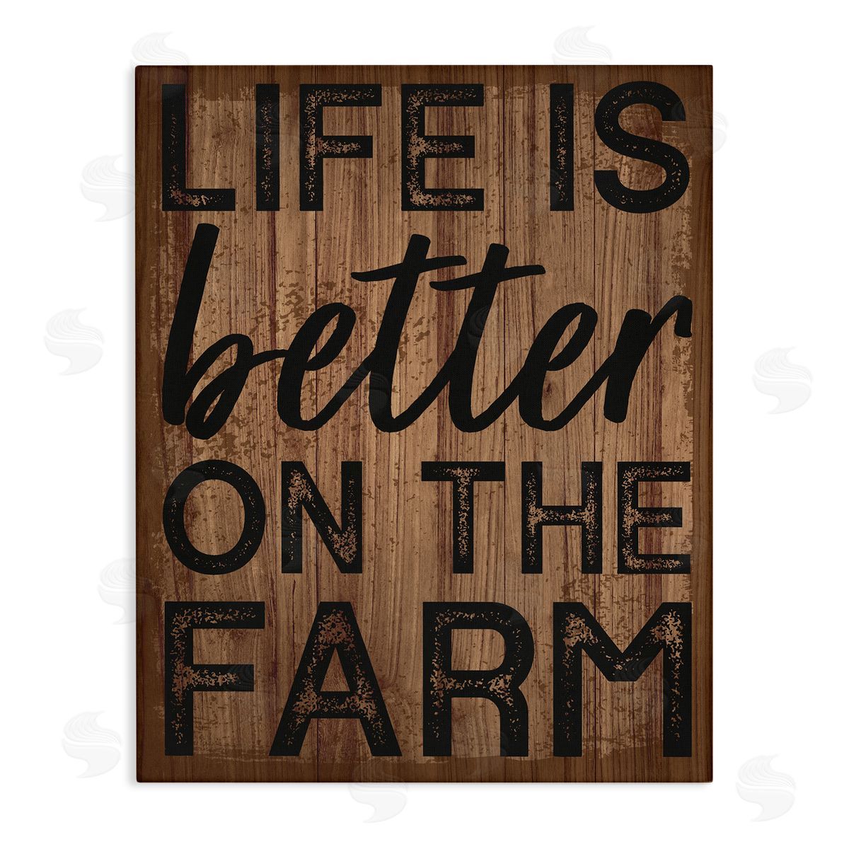 Angela Nickeas Life Better On Farm Rustic Sign