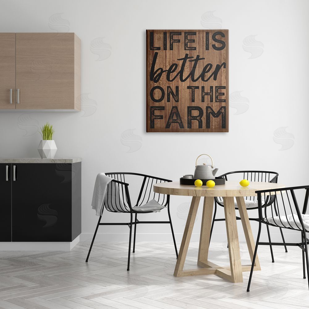 Angela Nickeas Life Better On Farm Rustic Sign