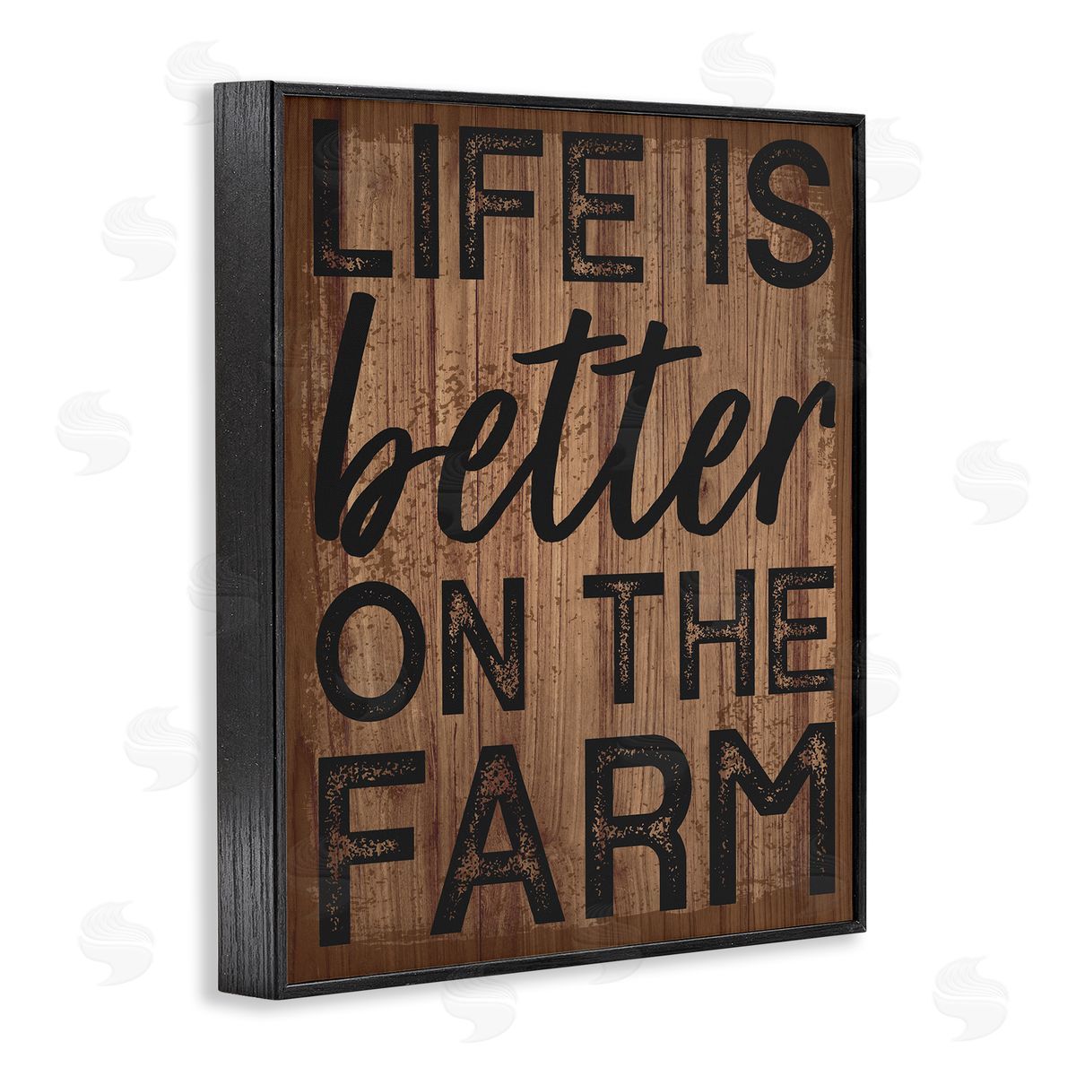 Angela Nickeas Life Better On Farm Rustic Sign