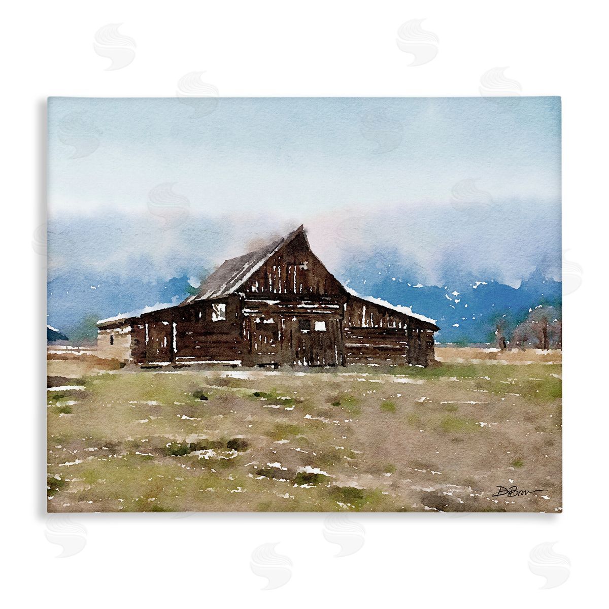 Denise Brown Rural Countryside Cabin Landscape