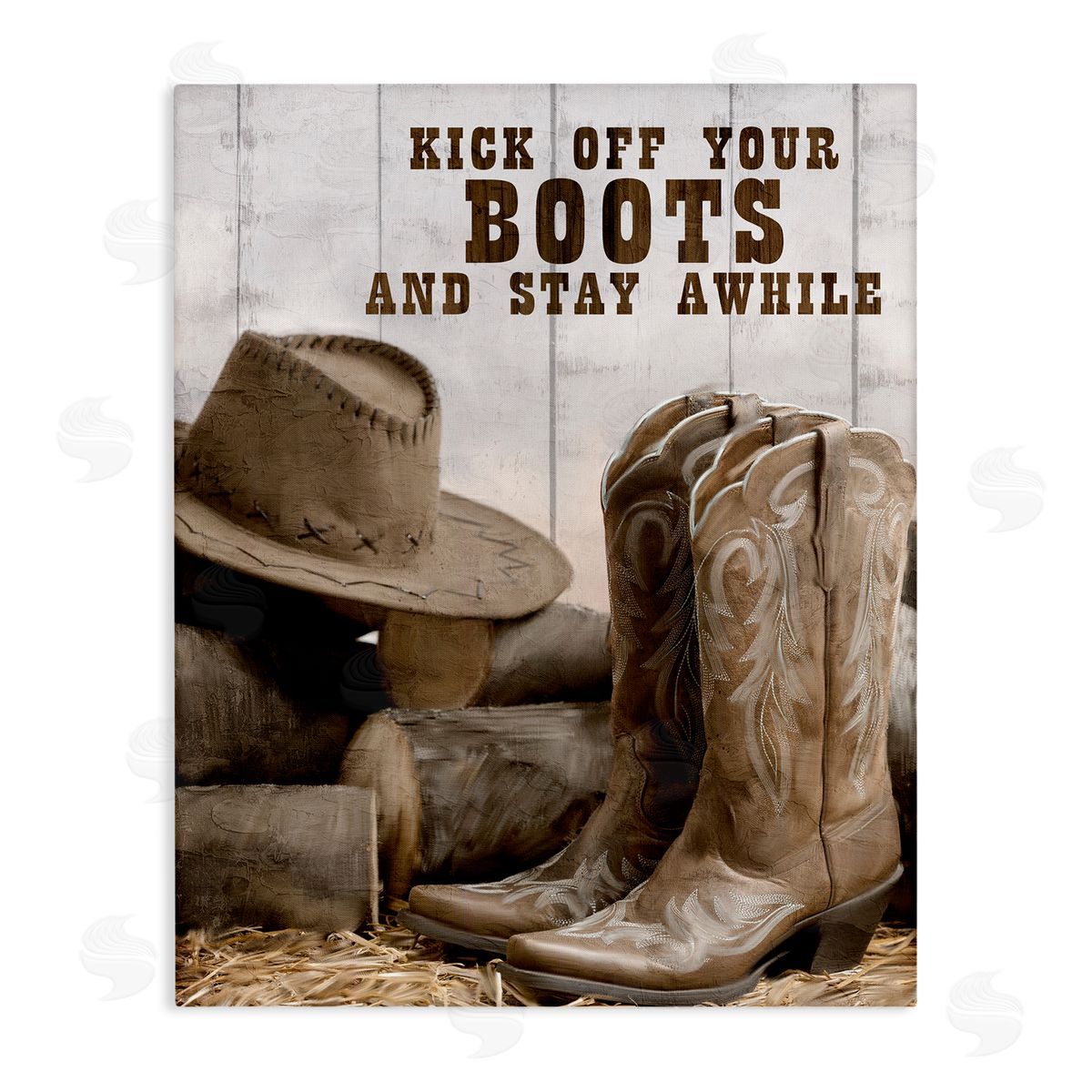 Kim Allen Kick Off Boots Stay Awhile Phrase