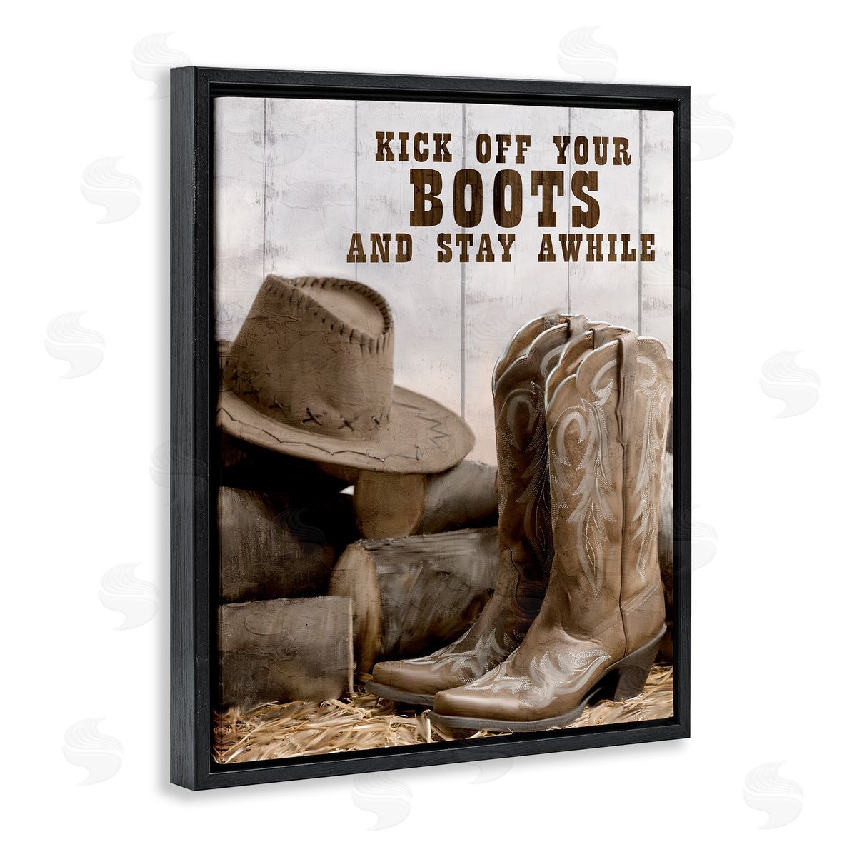 Kim Allen Kick Off Boots Stay Awhile Phrase