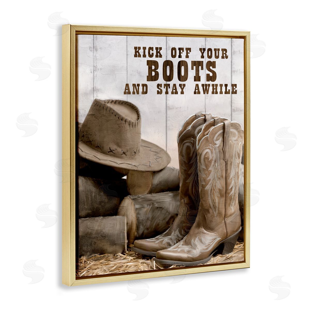 Kim Allen Kick Off Boots Stay Awhile Phrase
