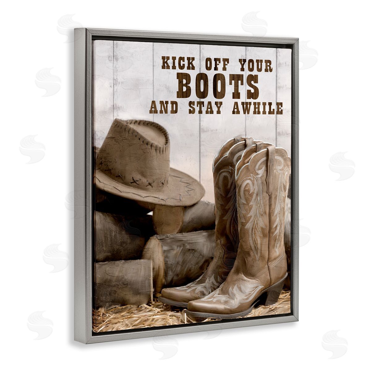 Kim Allen Kick Off Boots Stay Awhile Phrase