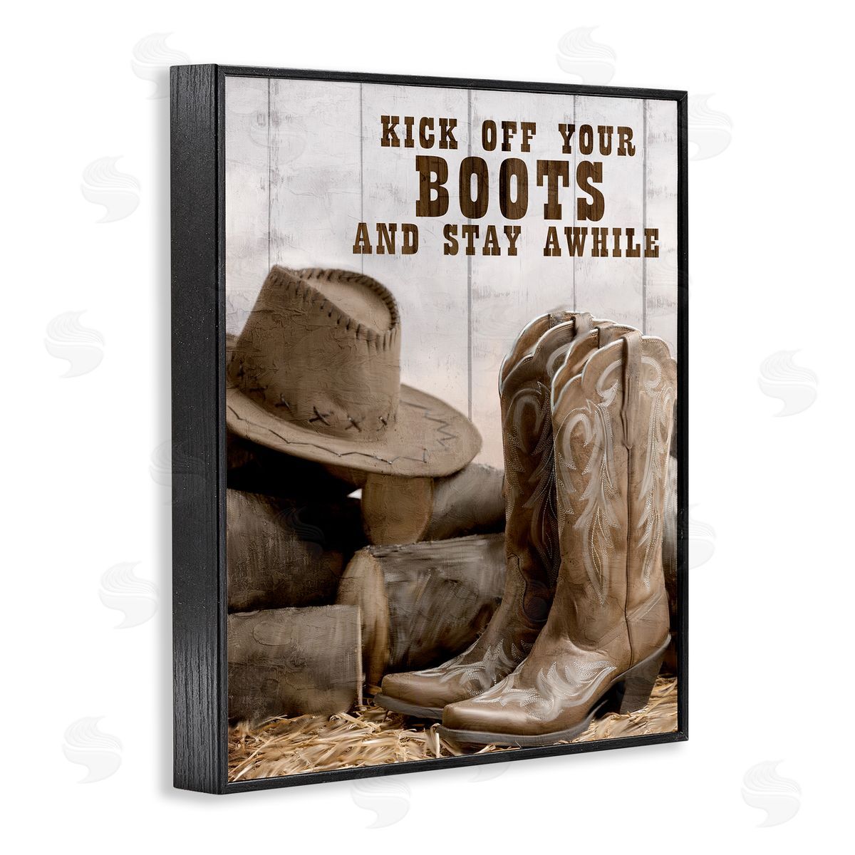 Kim Allen Kick Off Boots Stay Awhile Phrase