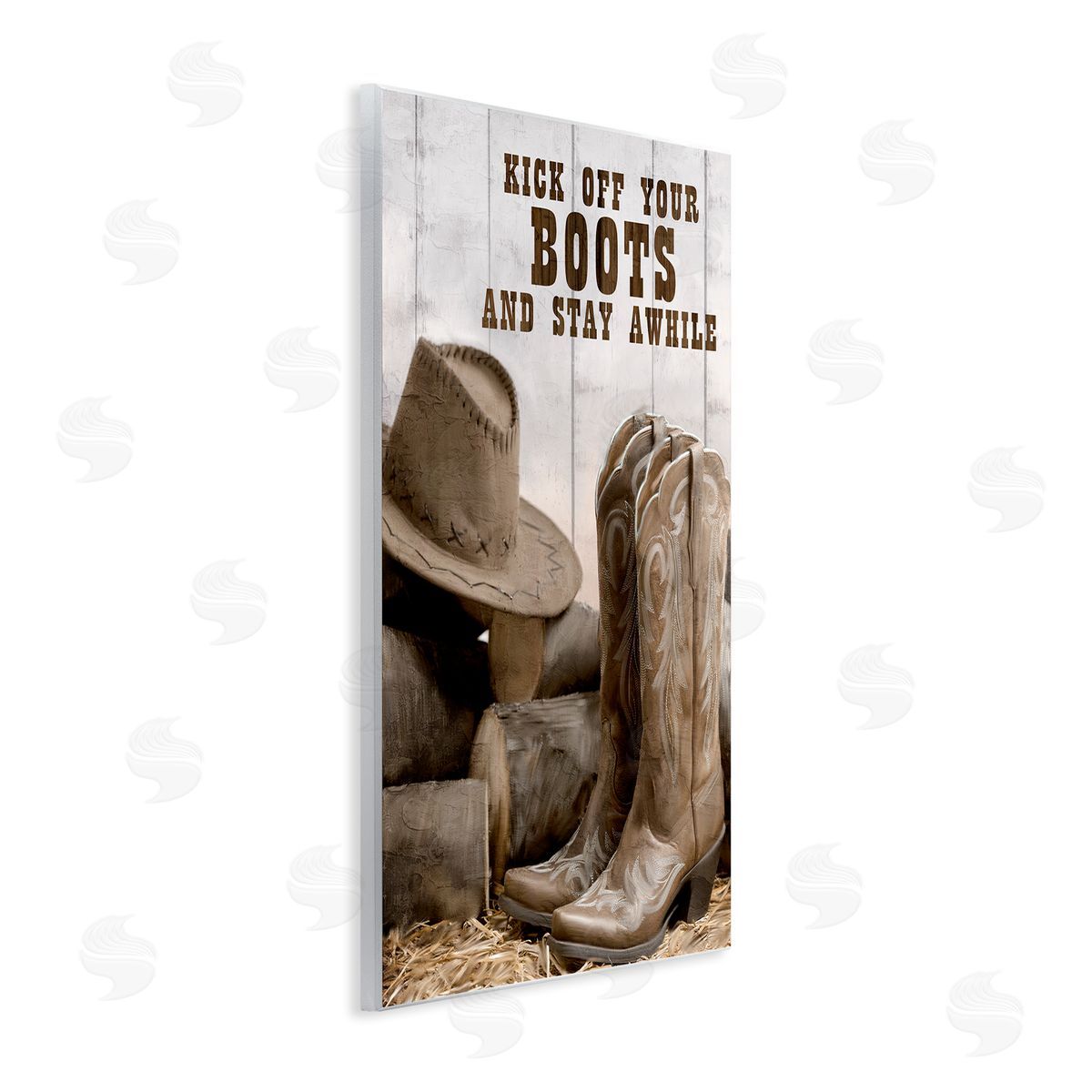 Kim Allen Kick Off Boots Stay Awhile Phrase
