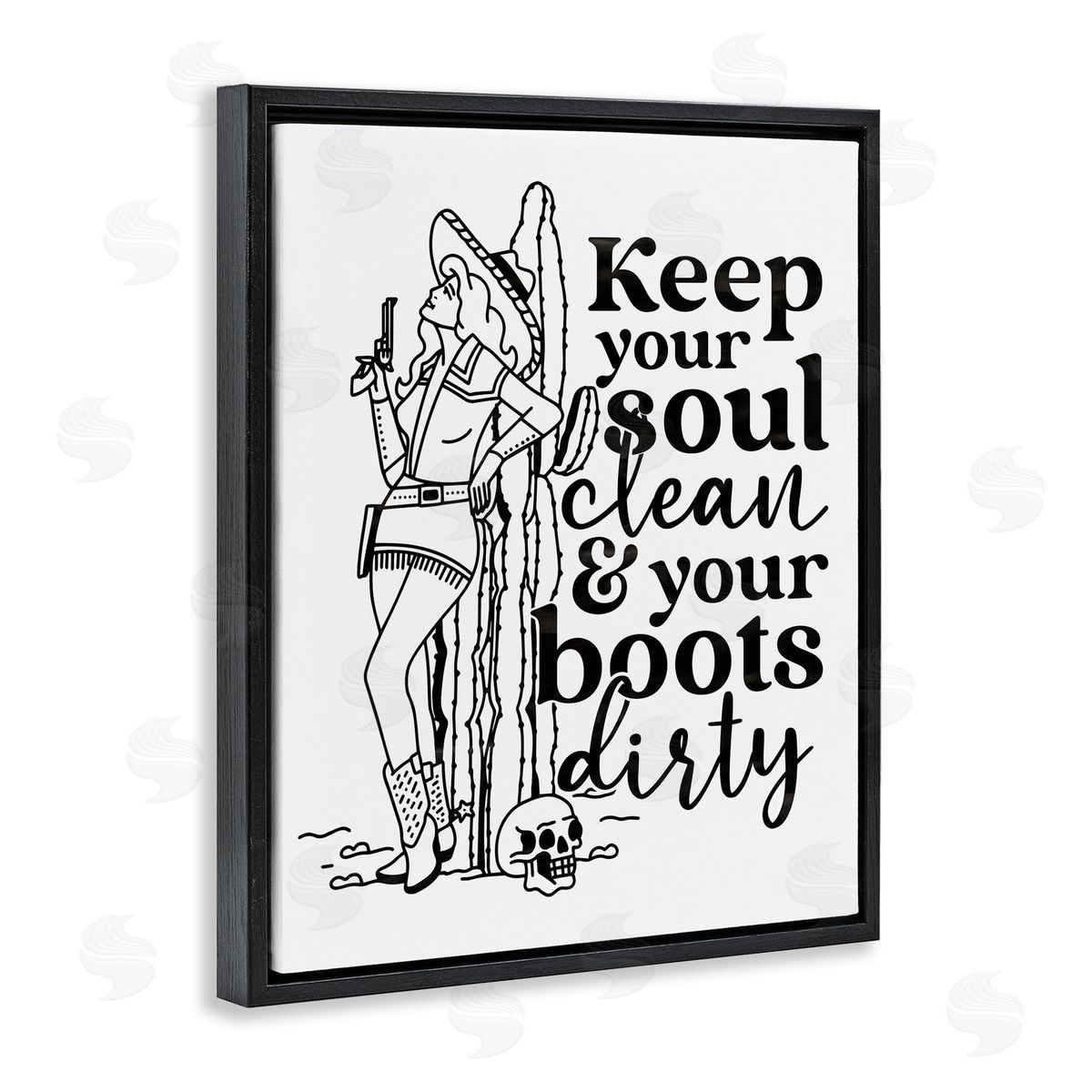 Erica Billups Keep Your Soul Clean Boots Dirty Cowgirl
