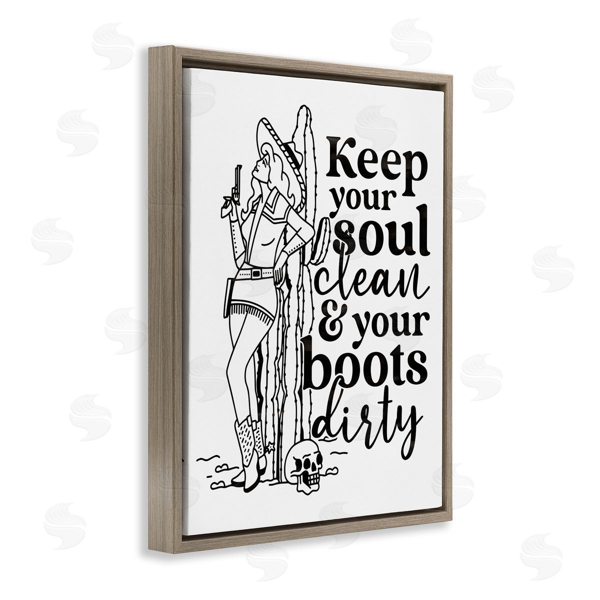 Erica Billups Keep Your Soul Clean Boots Dirty Cowgirl