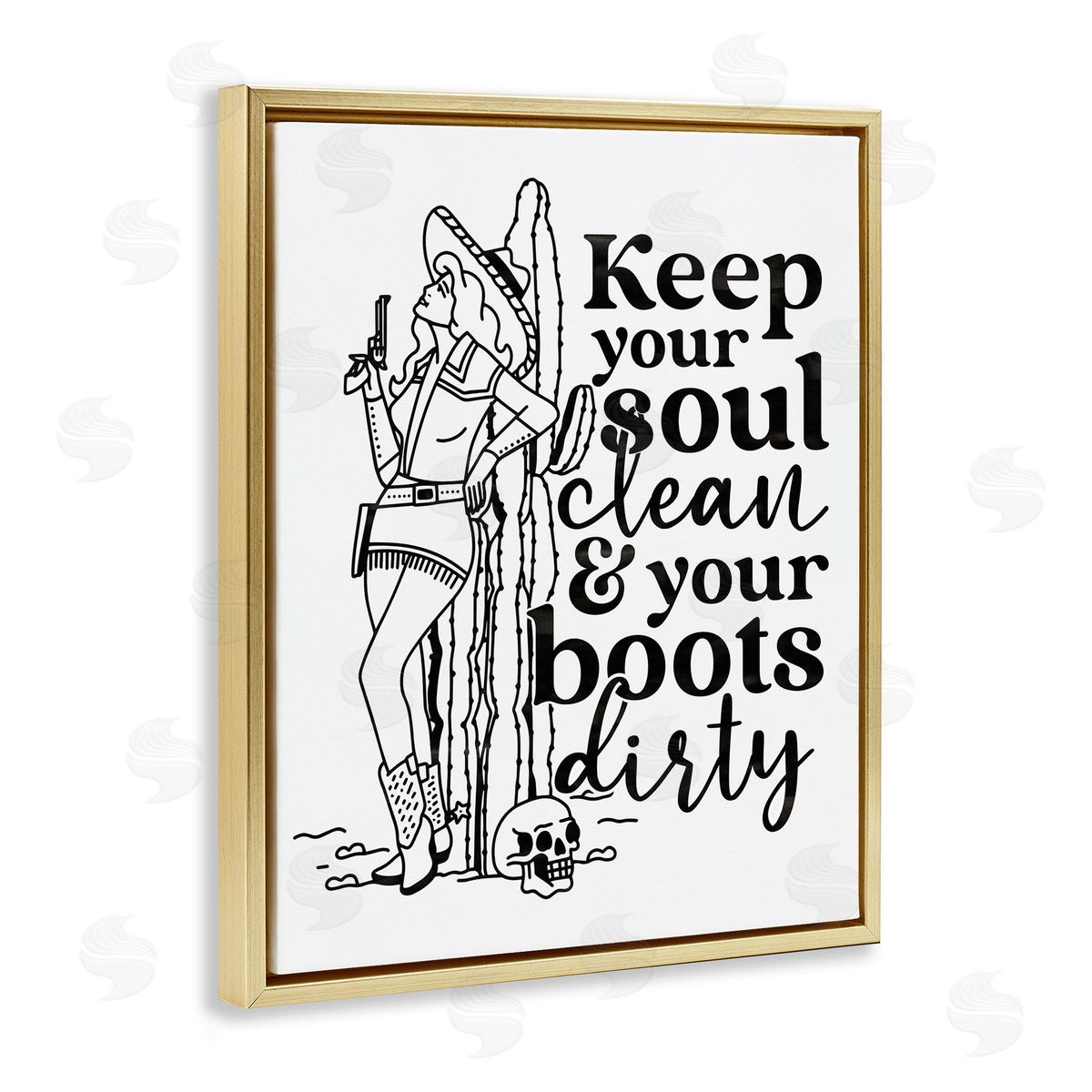 Erica Billups Keep Your Soul Clean Boots Dirty Cowgirl