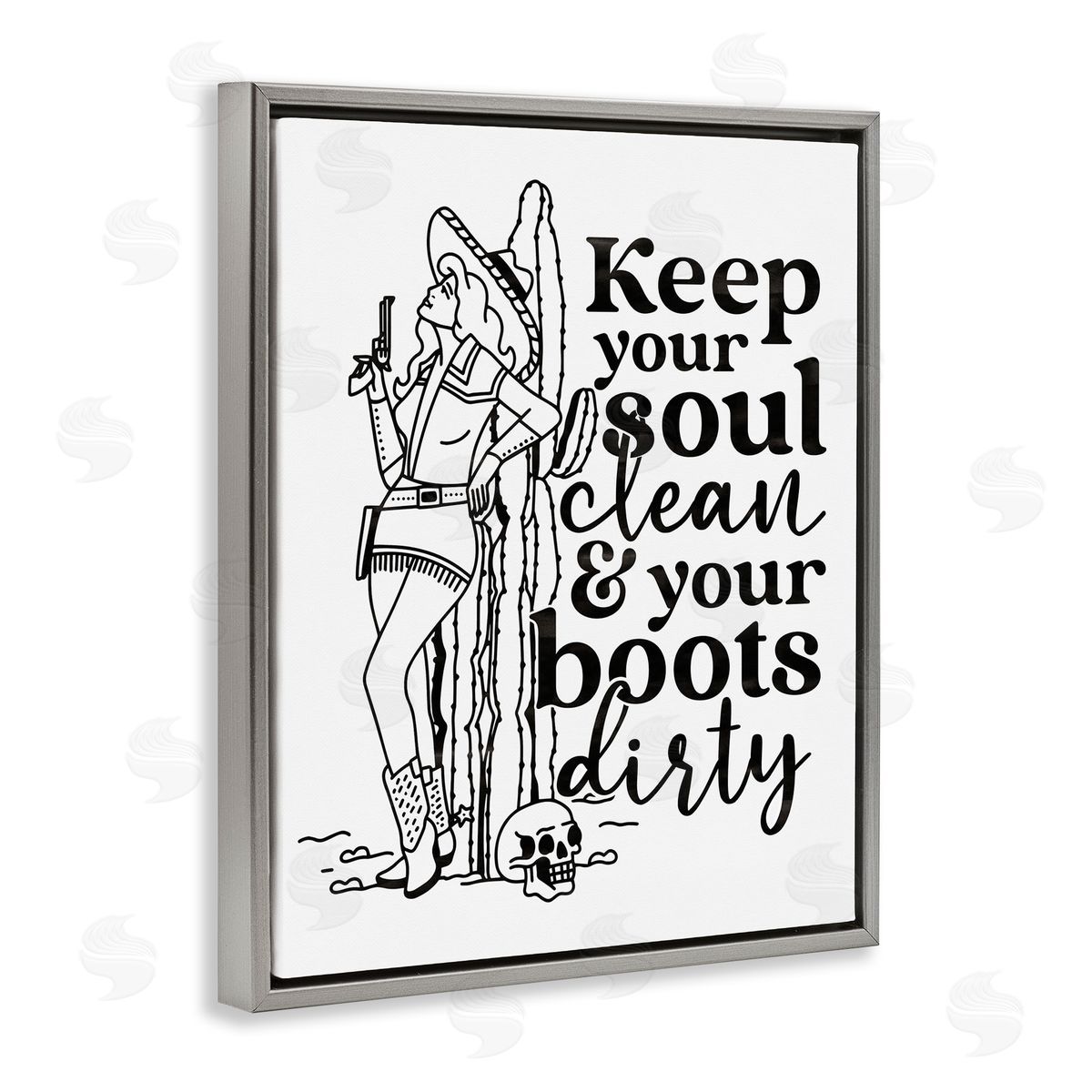Erica Billups Keep Your Soul Clean Boots Dirty Cowgirl