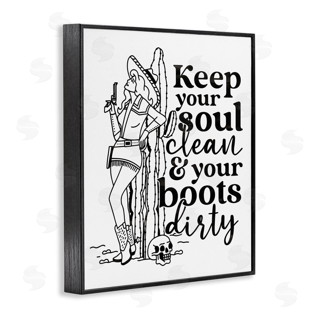 Erica Billups Keep Your Soul Clean Boots Dirty Cowgirl