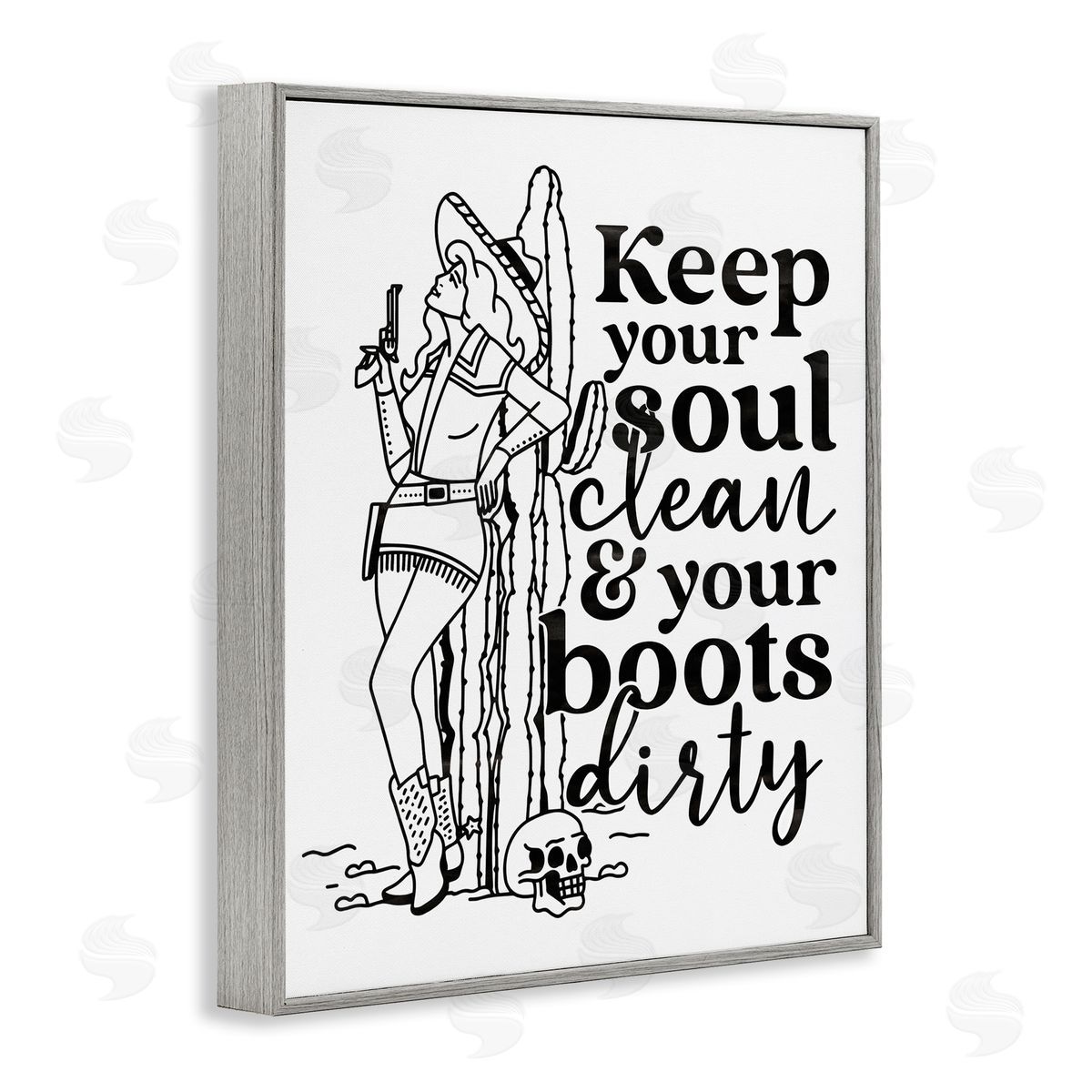 Erica Billups Keep Your Soul Clean Boots Dirty Cowgirl