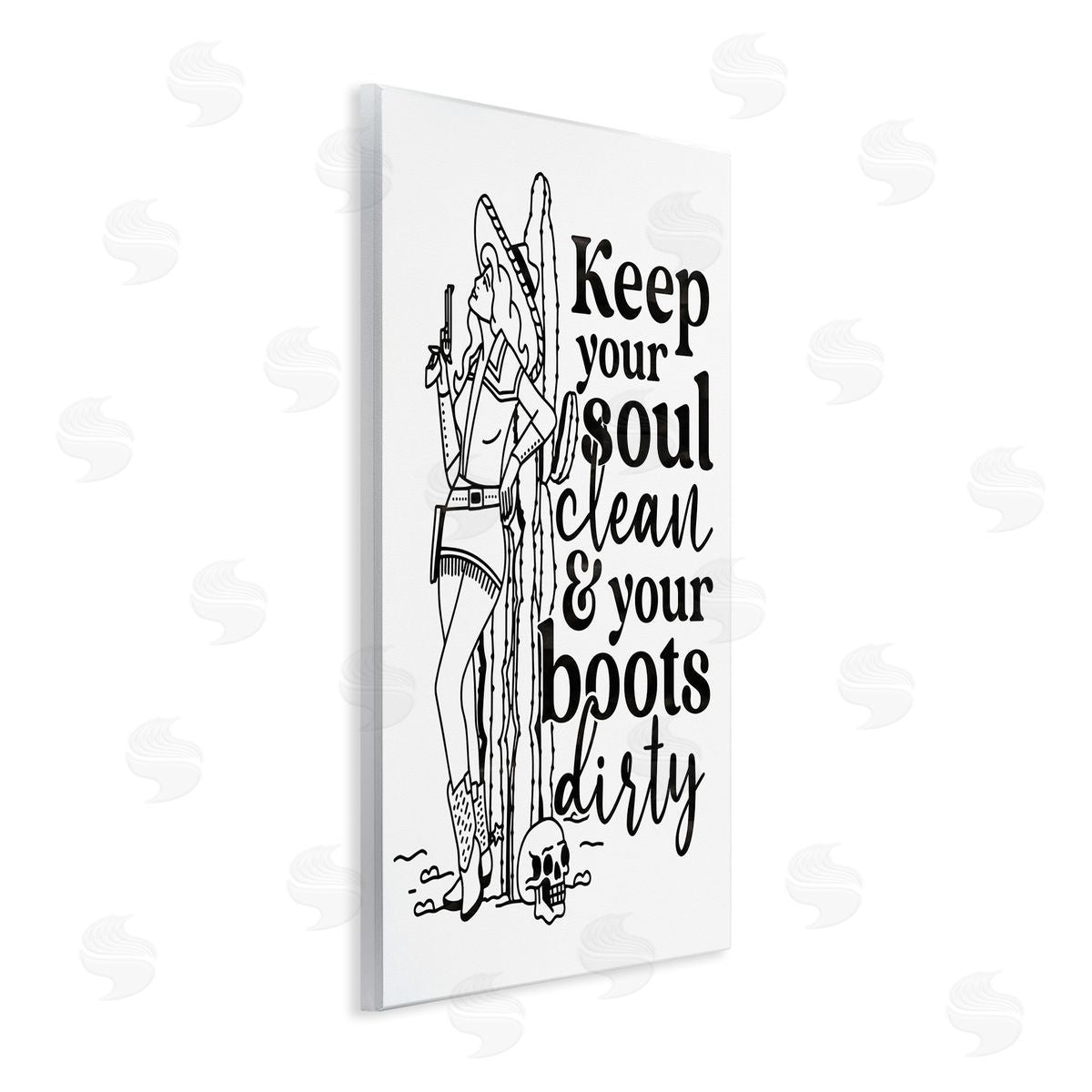 Erica Billups Keep Your Soul Clean Boots Dirty Cowgirl
