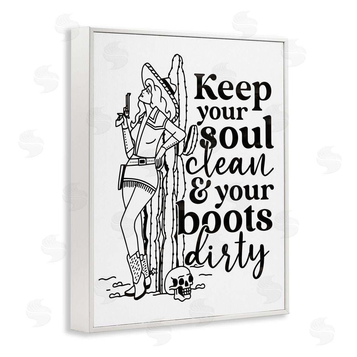 Erica Billups Keep Your Soul Clean Boots Dirty Cowgirl