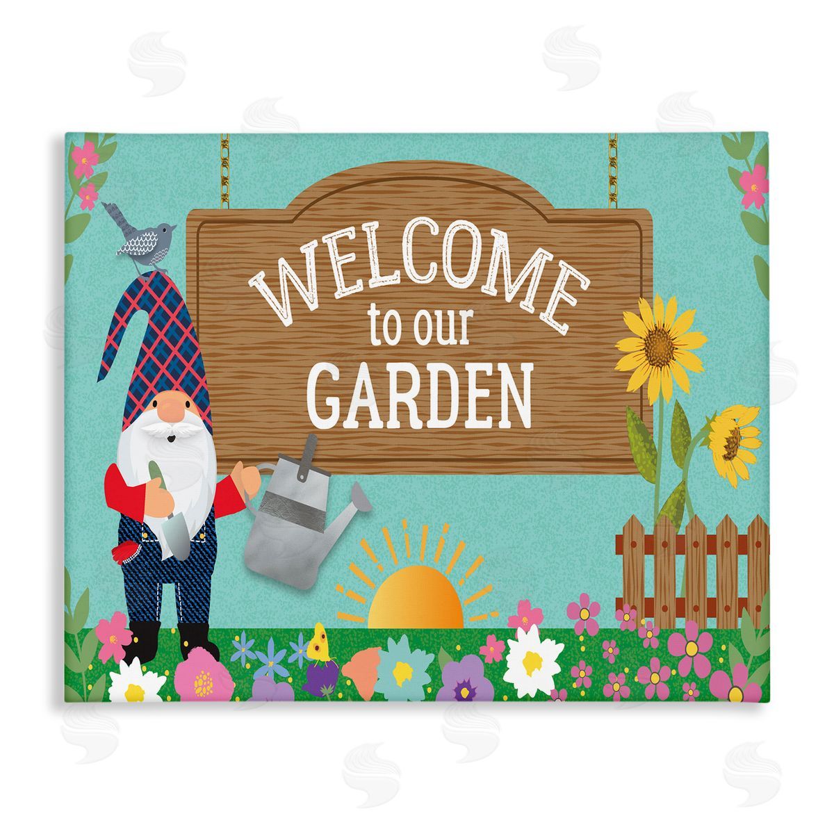 Linda Birtel Welcome To Our Garden Gnome
