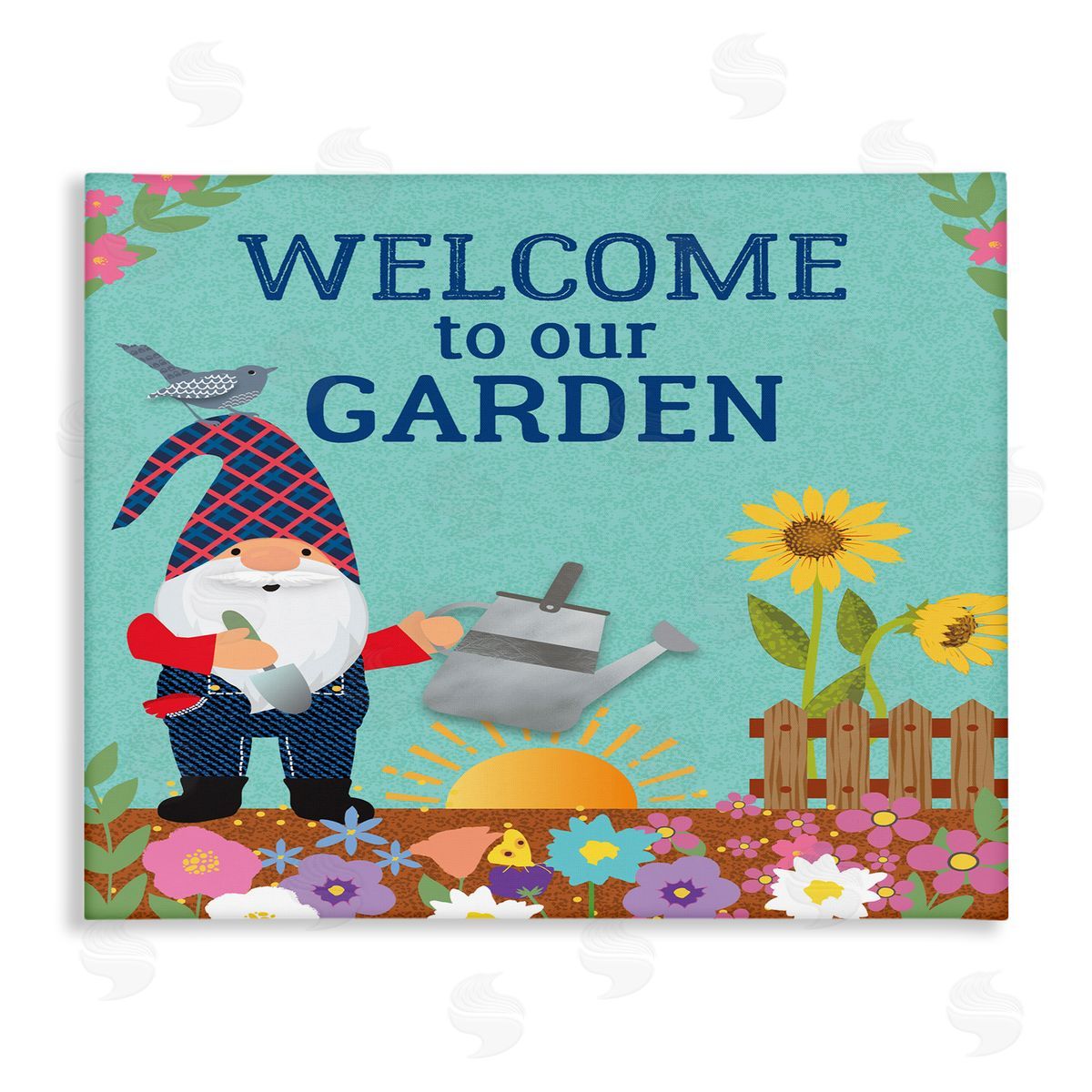 Linda Birtel Welcome To Our Garden Phrase 