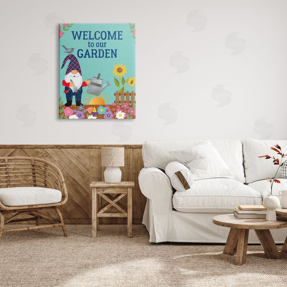Linda Birtel Welcome To Our Garden Phrase 