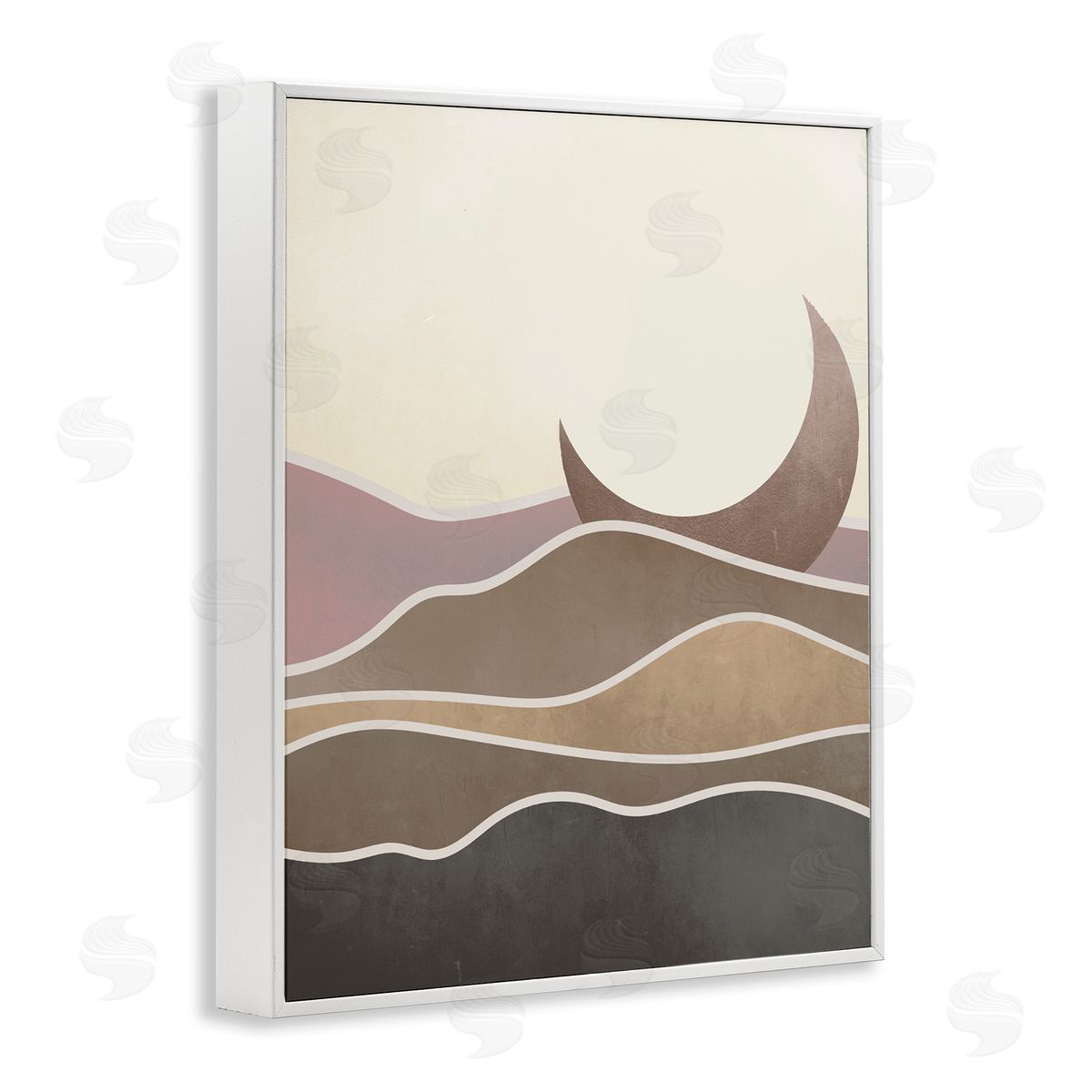Stupell Studio Desert Moon Sand Dunes Scenery