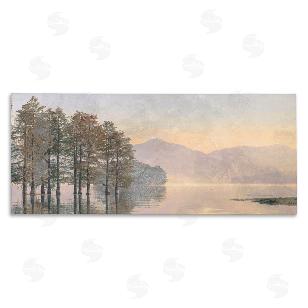 Stupell Studio Mountain Lake Water Reflection