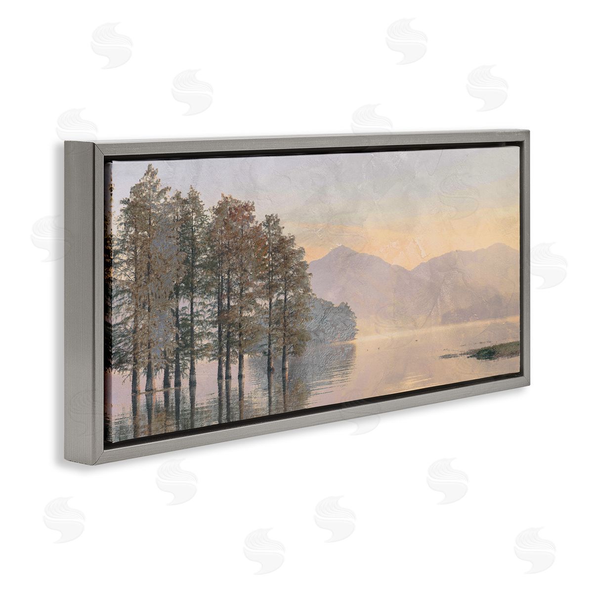 Stupell Studio Mountain Lake Water Reflection