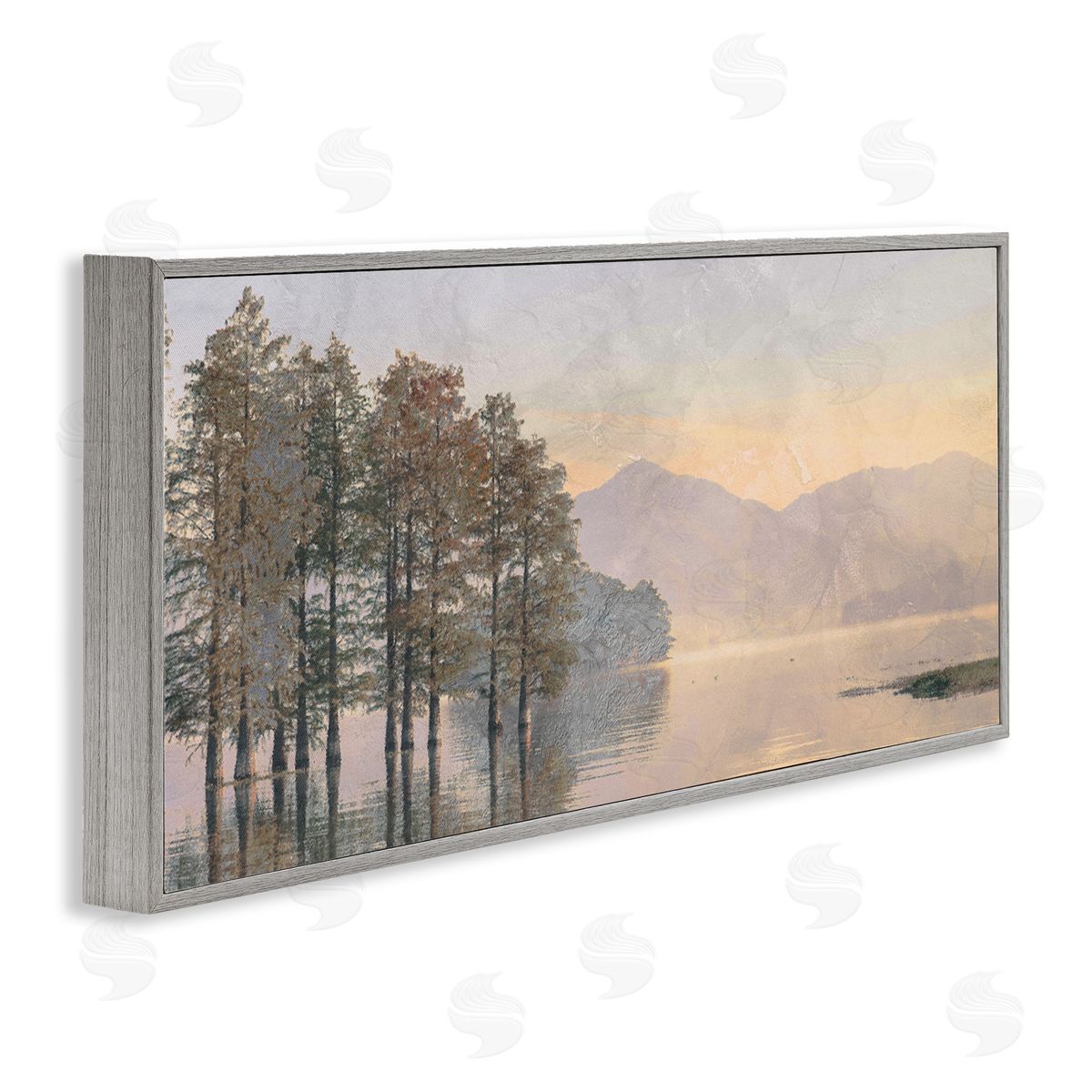 Stupell Studio Mountain Lake Water Reflection