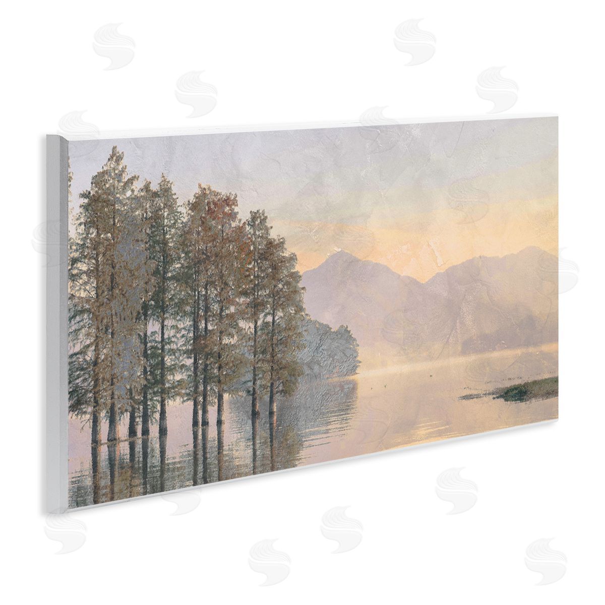 Stupell Studio Mountain Lake Water Reflection