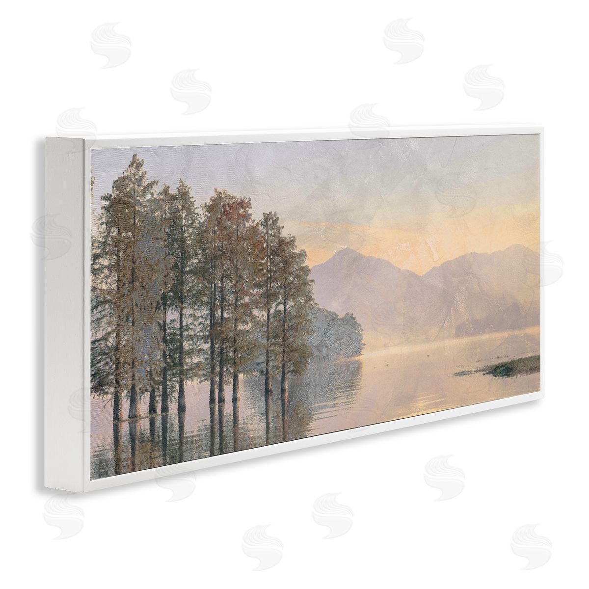 Stupell Studio Mountain Lake Water Reflection