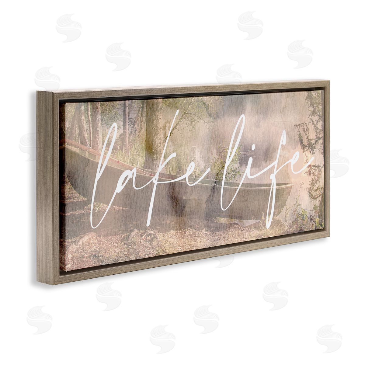 Stupell Studio Lake Life Forest Nature Canoe