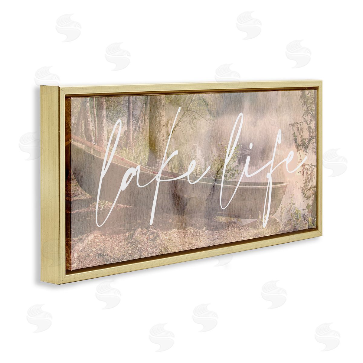 Stupell Studio Lake Life Forest Nature Canoe