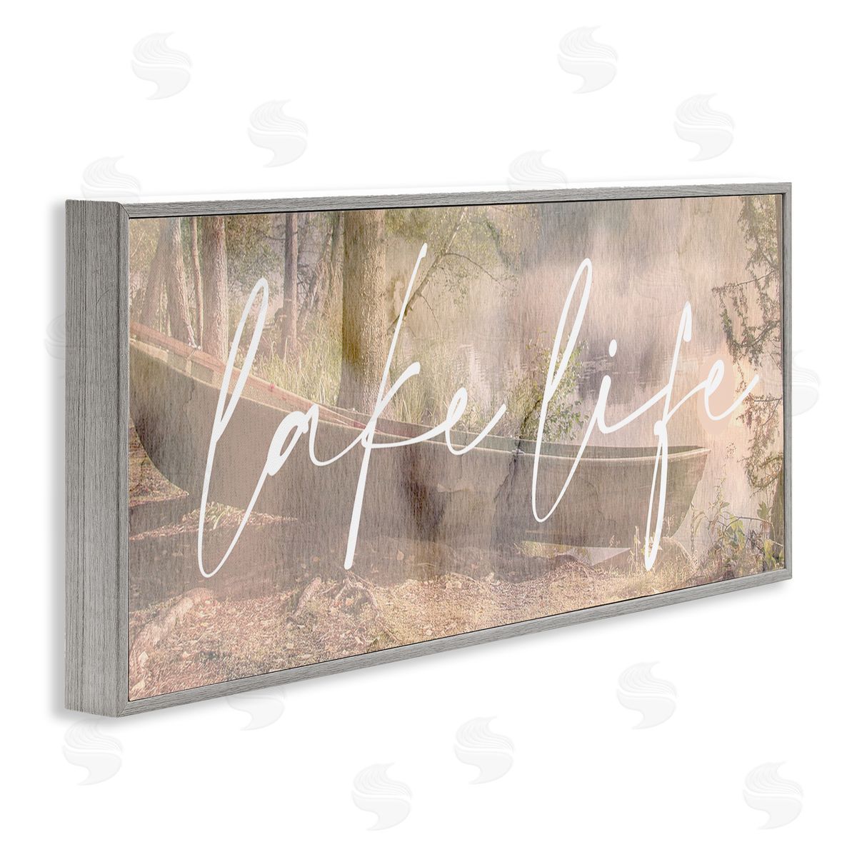 Stupell Studio Lake Life Forest Nature Canoe