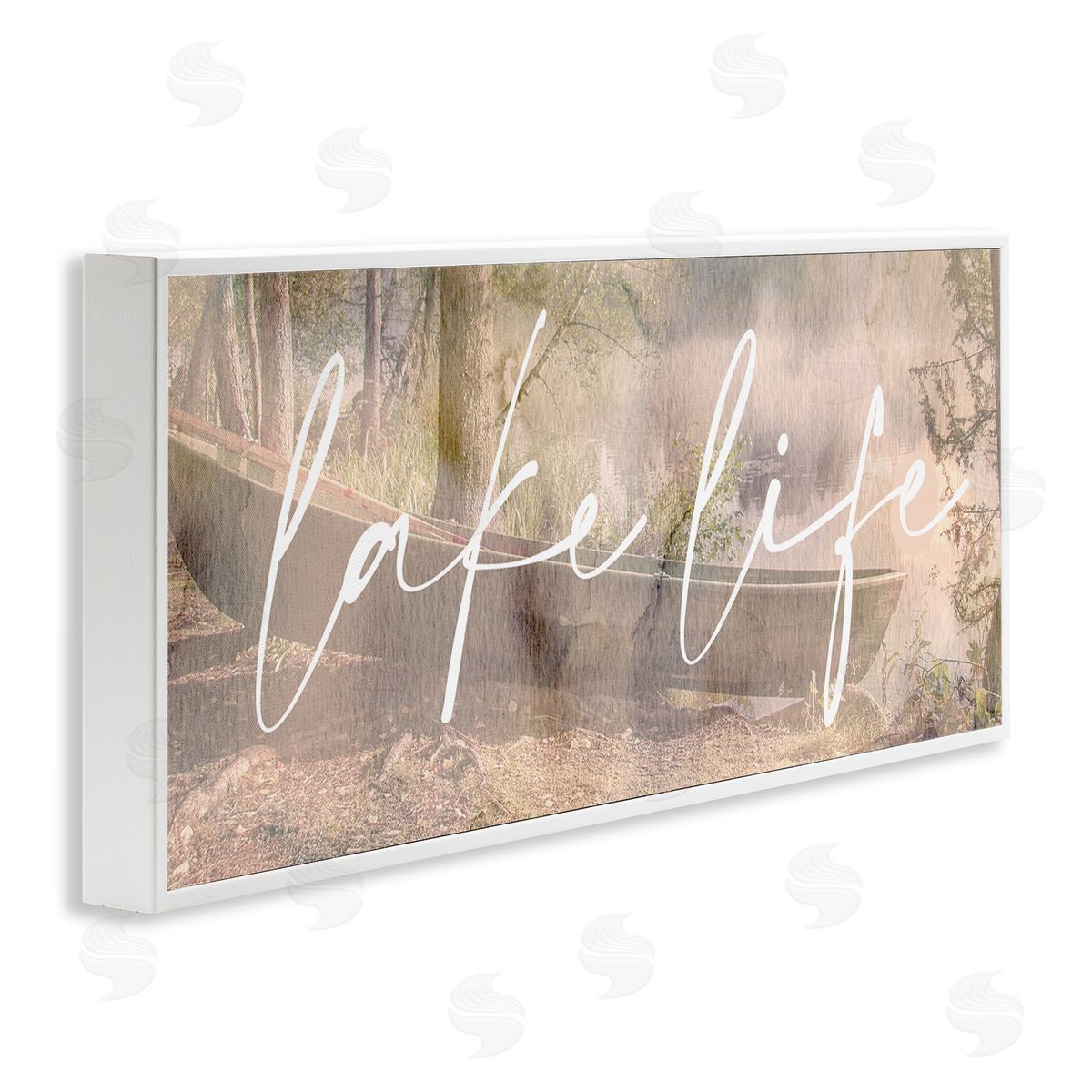 Stupell Studio Lake Life Forest Nature Canoe