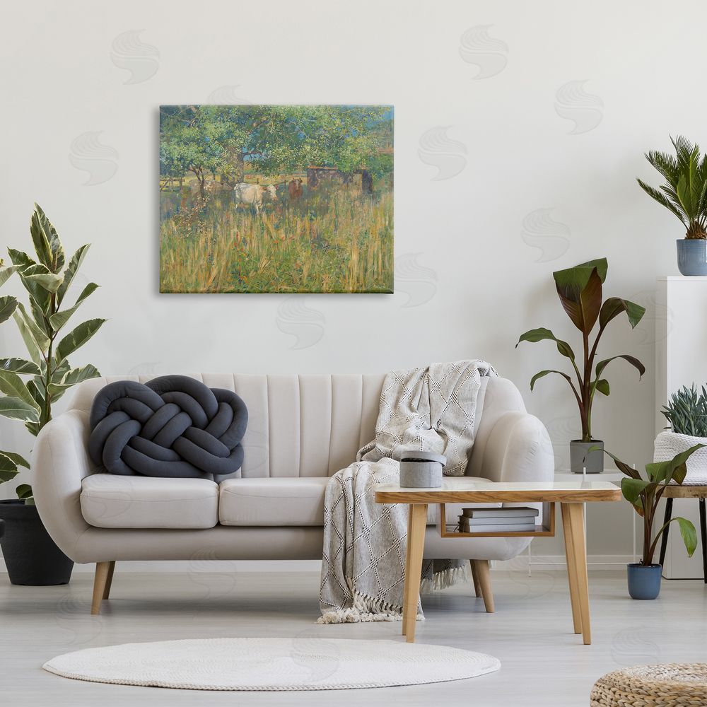 Stellar Design Studio Cattle Grazing Grassland Pasture