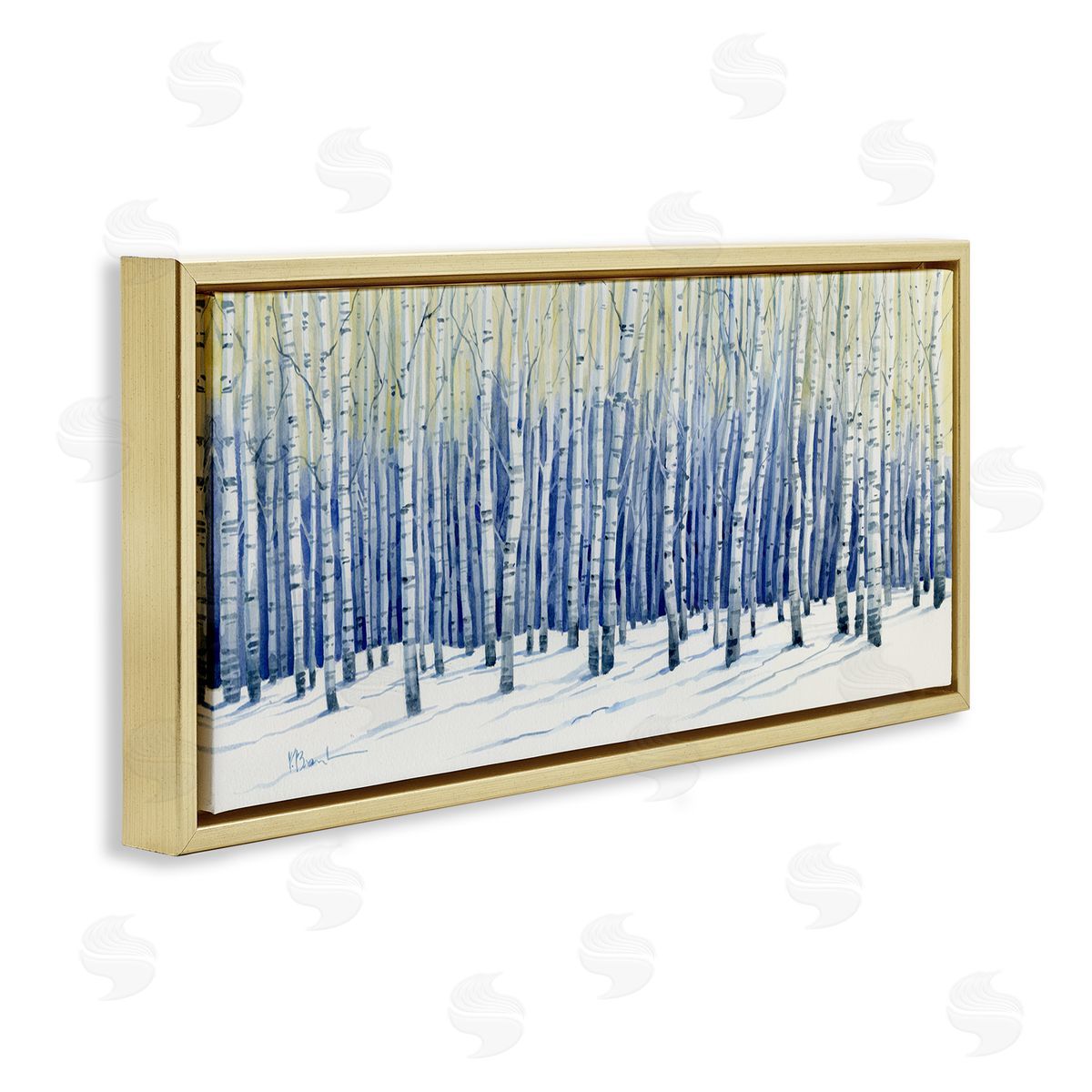 Paul Brent Looming Winter Birch Trees 