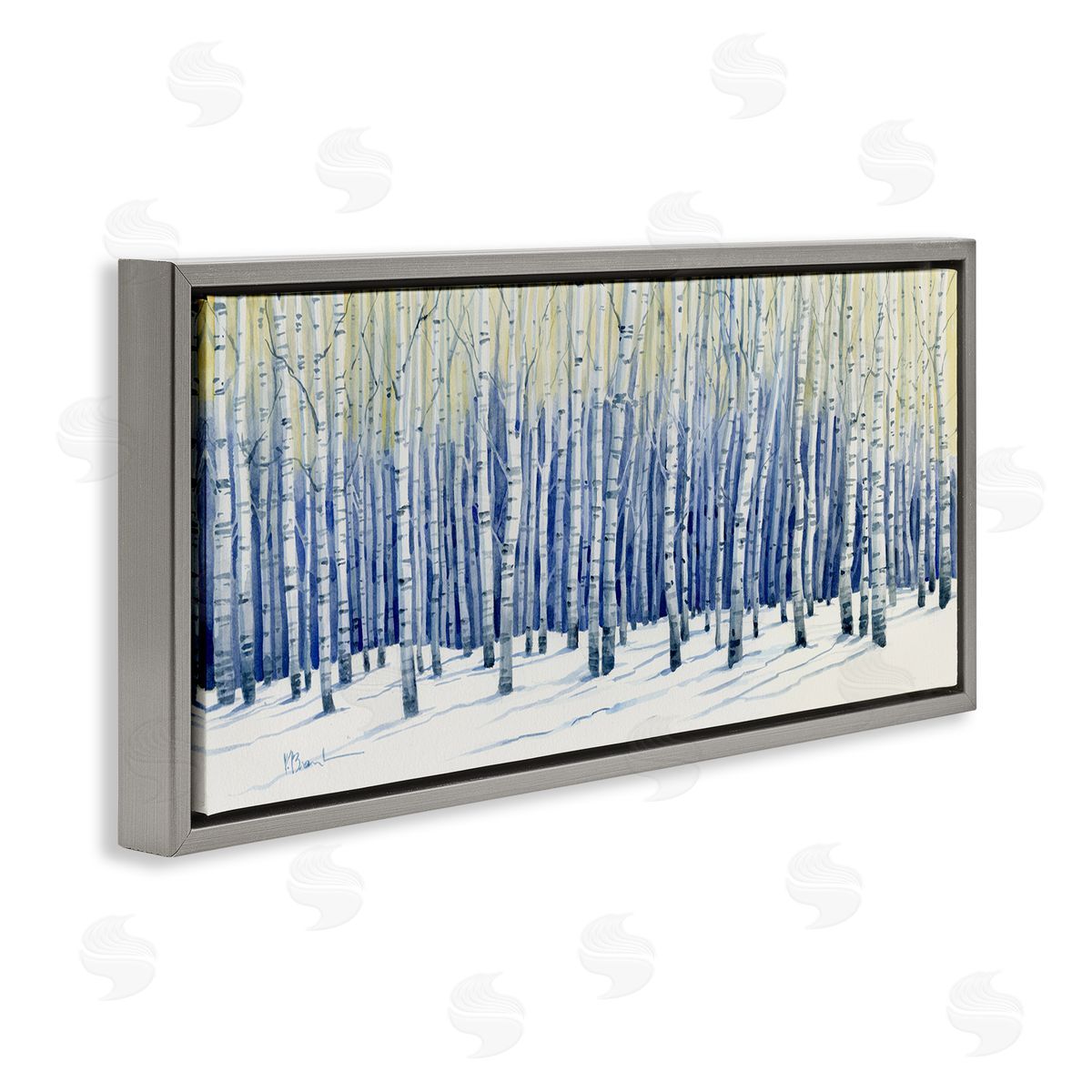 Paul Brent Looming Winter Birch Trees 