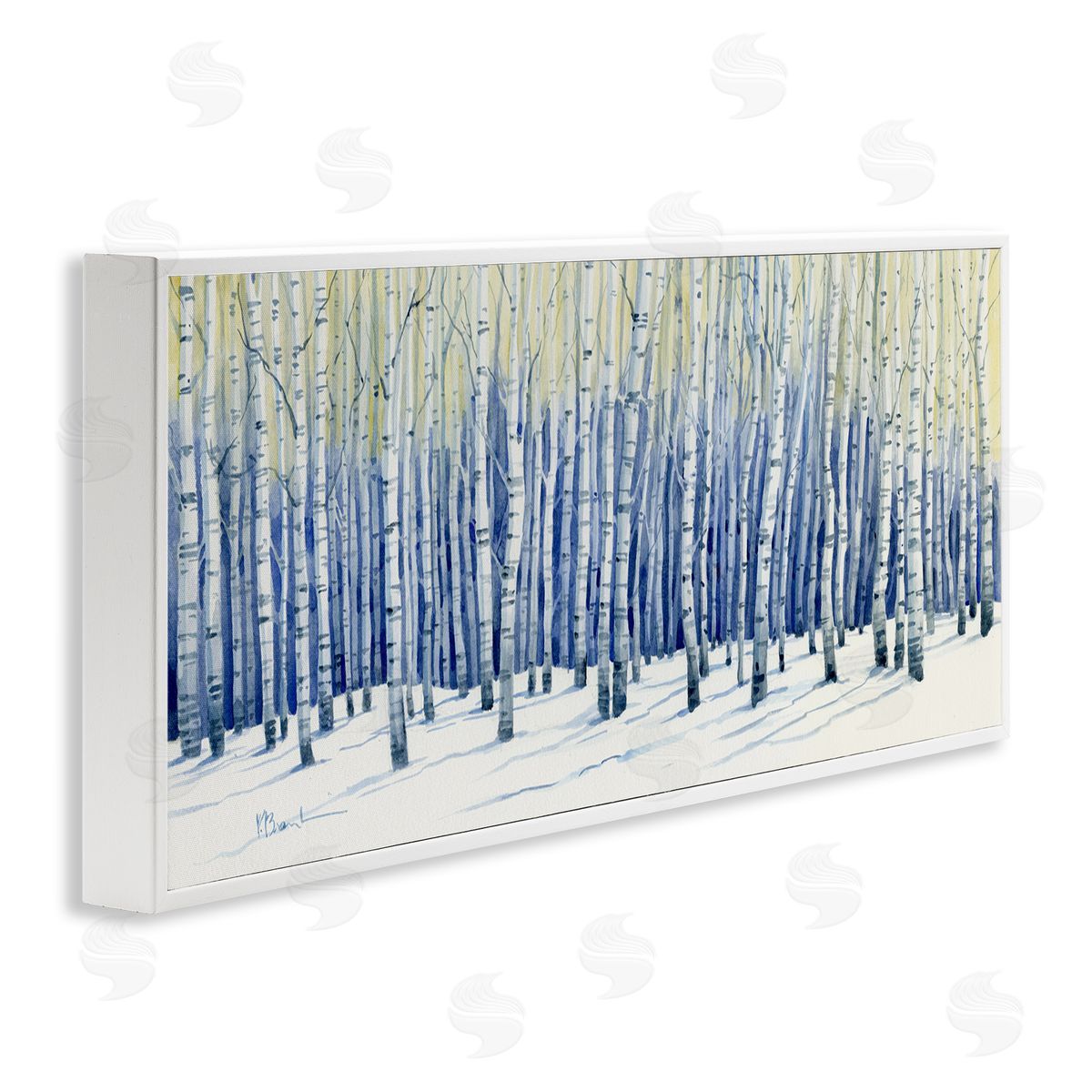 Paul Brent Looming Winter Birch Trees 