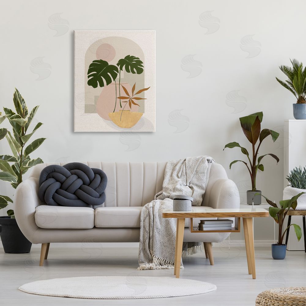 Janet Tava Tropical Geometric Plant Shapes