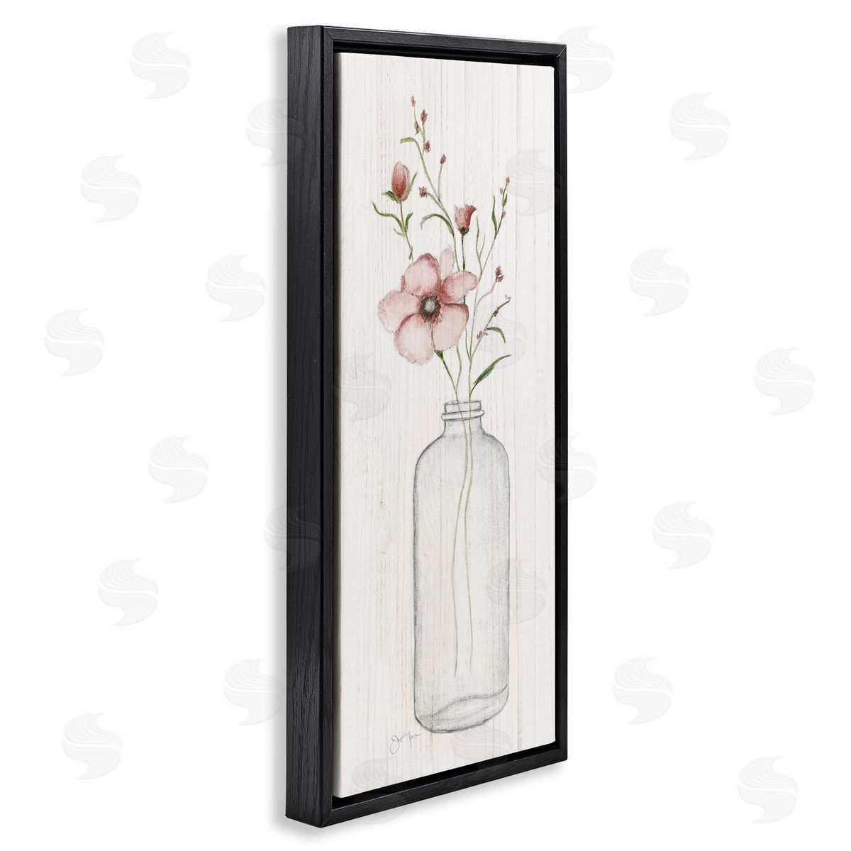 Janet Tava Pink Flower Buds Vase Arrangement