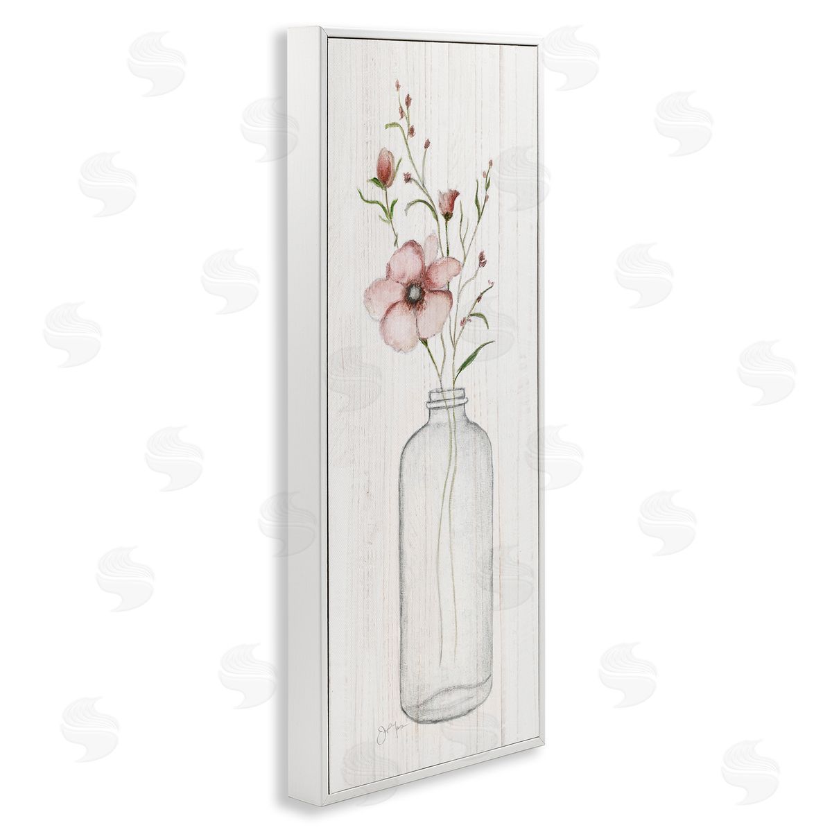 Janet Tava Pink Flower Buds Vase Arrangement