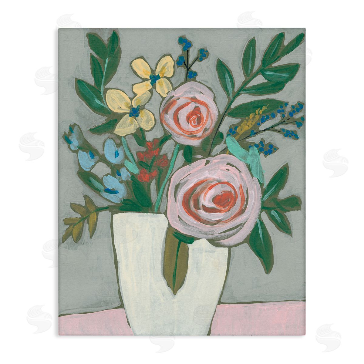 Jennifer Goldberger Mixed Rose Bouquet Abstract