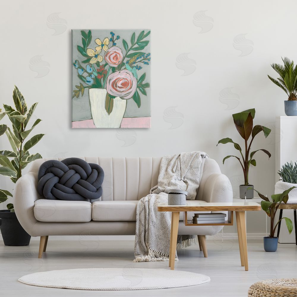 Jennifer Goldberger Mixed Rose Bouquet Abstract