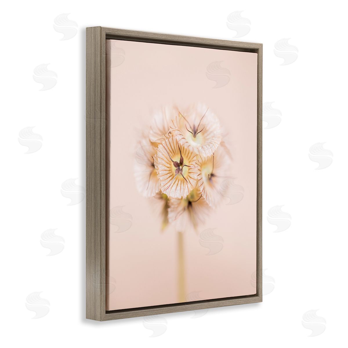 Renee W. Stramel Pastel Pink Floral Sprig Bloom