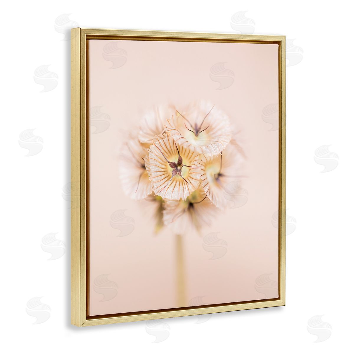 Renee W. Stramel Pastel Pink Floral Sprig Bloom