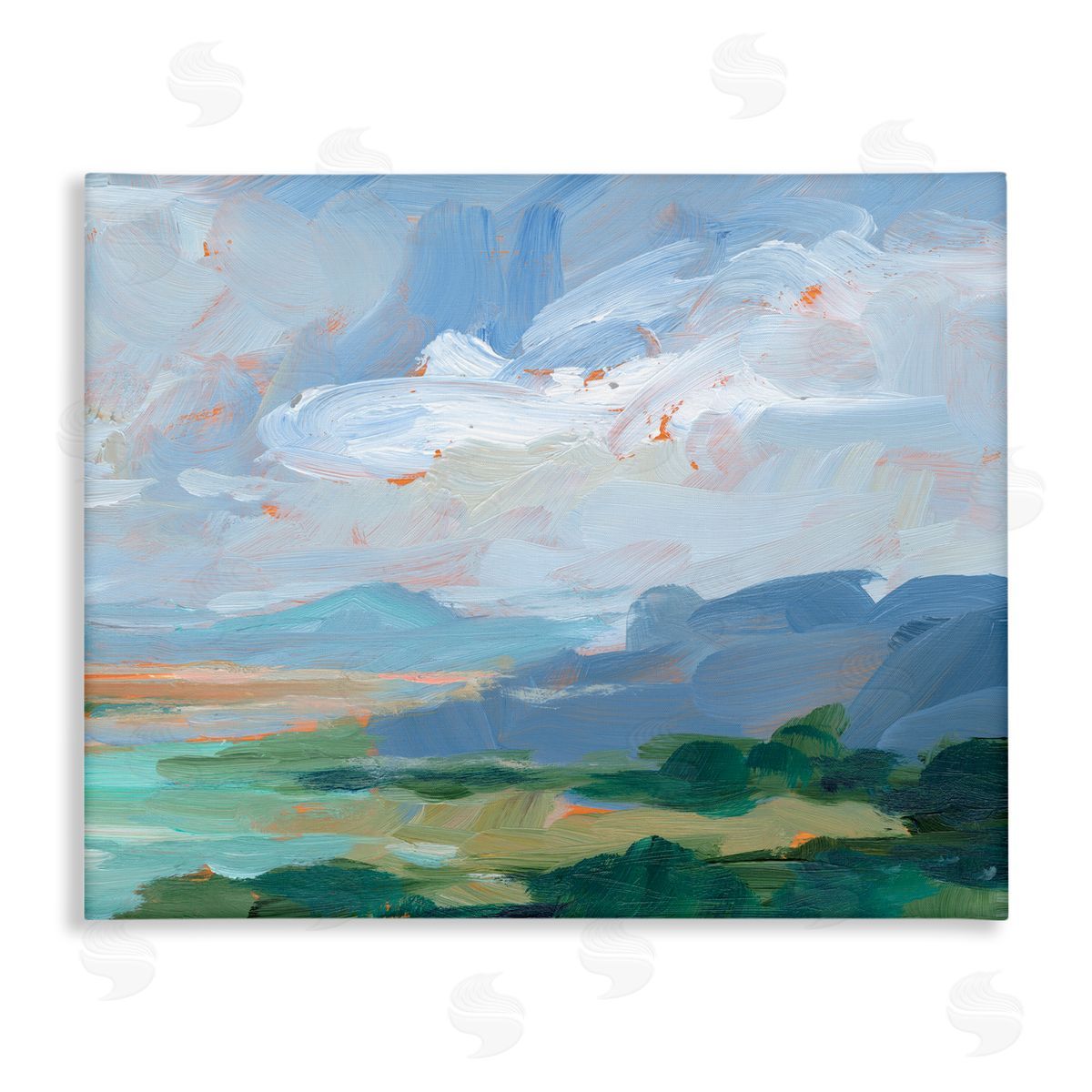 Ethan Harper Ocean Cliffs Abstract Landscape
