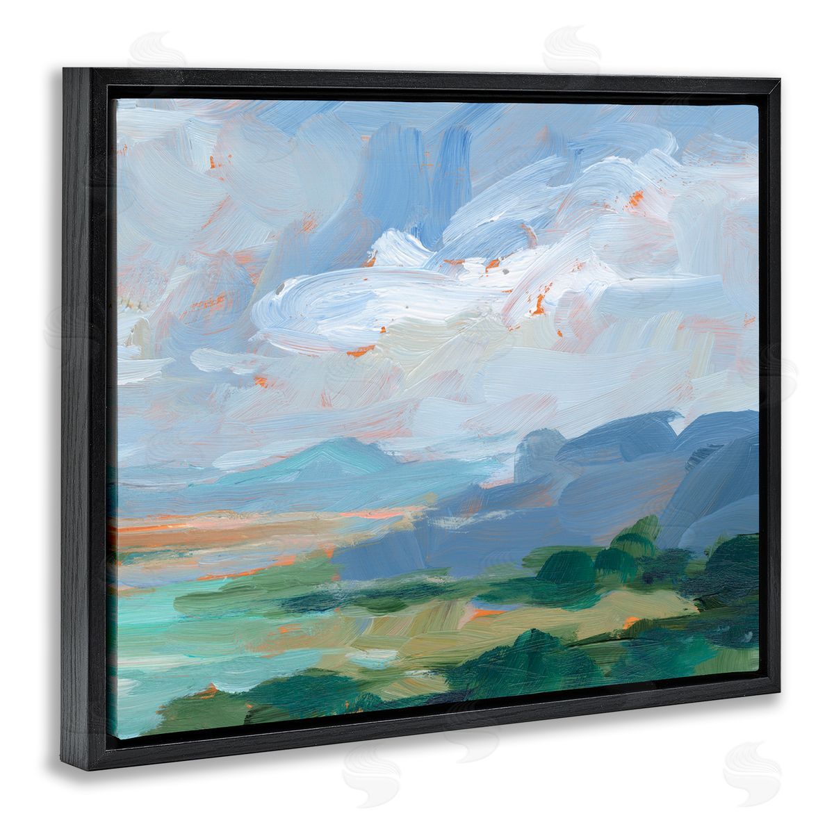Ethan Harper Ocean Cliffs Abstract Landscape