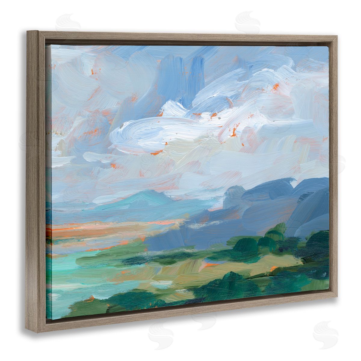 Ethan Harper Ocean Cliffs Abstract Landscape