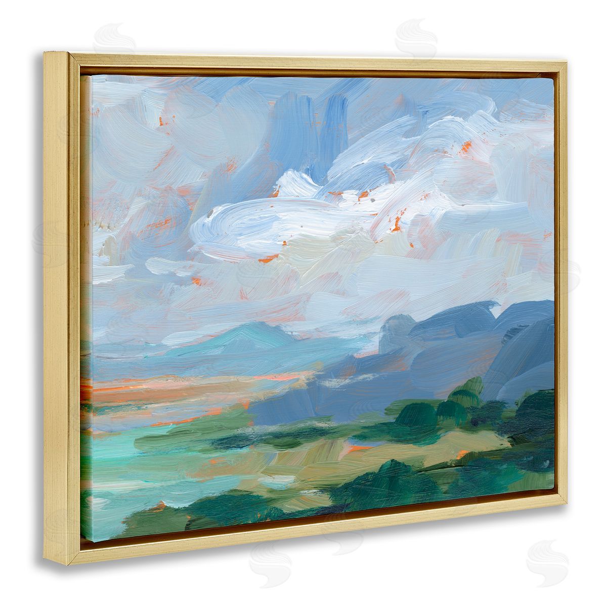 Ethan Harper Ocean Cliffs Abstract Landscape