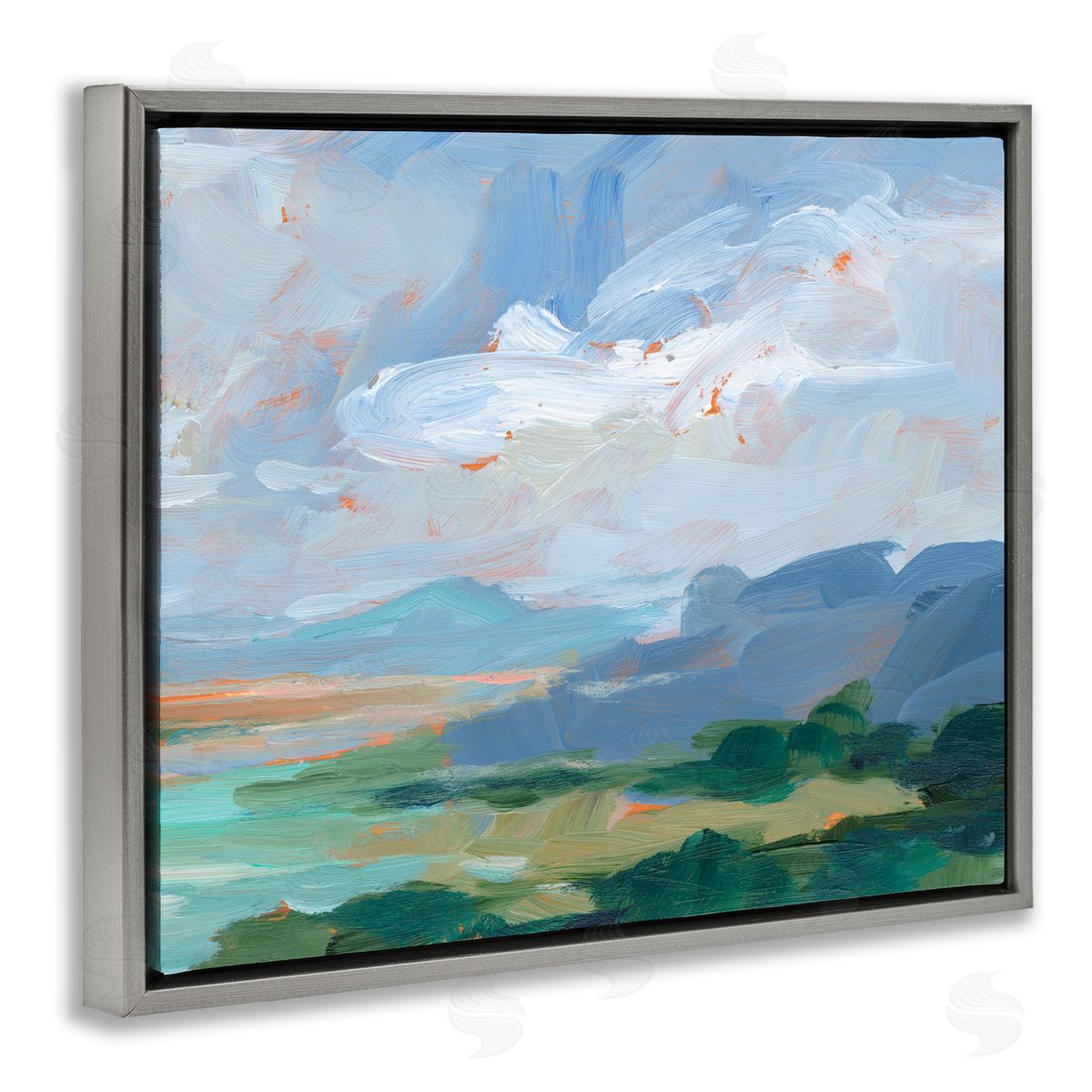 Ethan Harper Ocean Cliffs Abstract Landscape