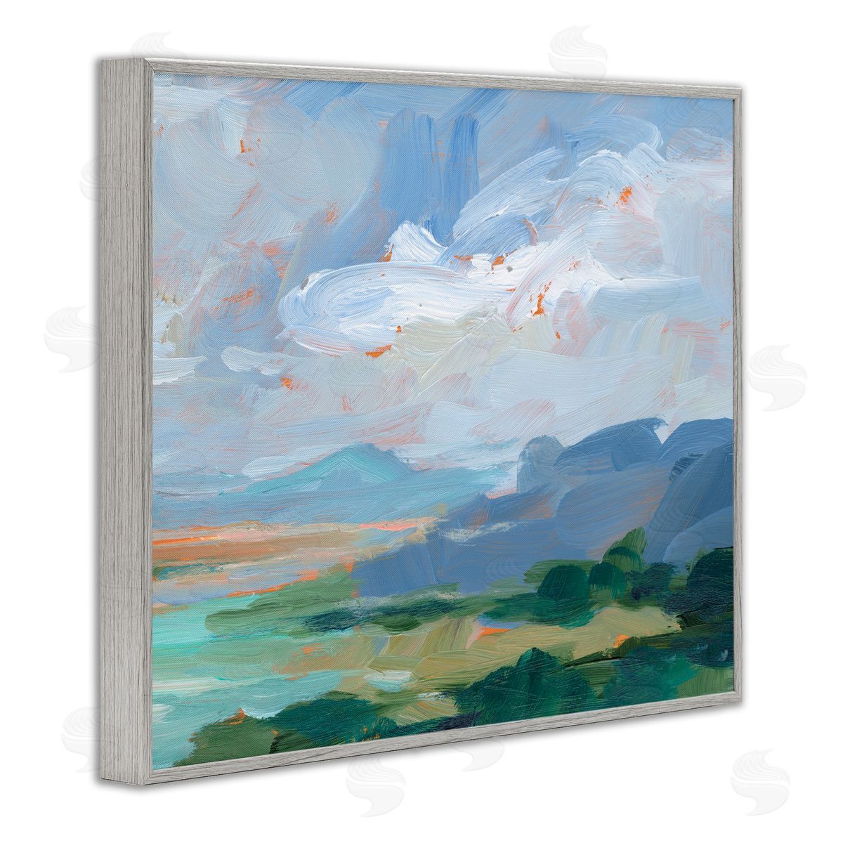 Ethan Harper Ocean Cliffs Abstract Landscape