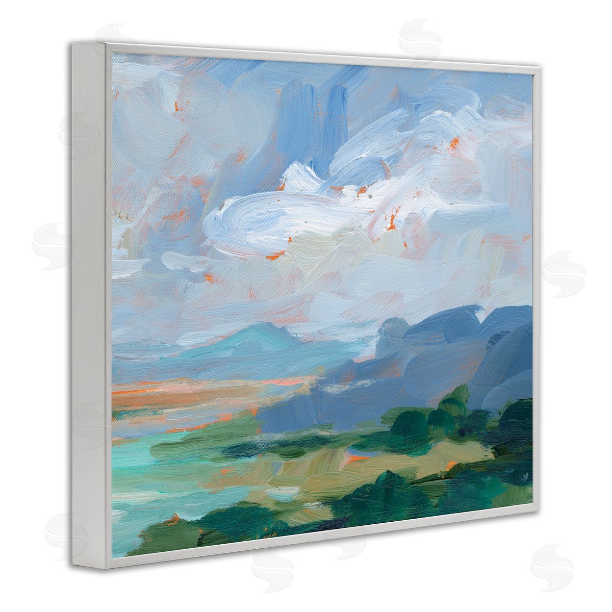 Ethan Harper Ocean Cliffs Abstract Landscape